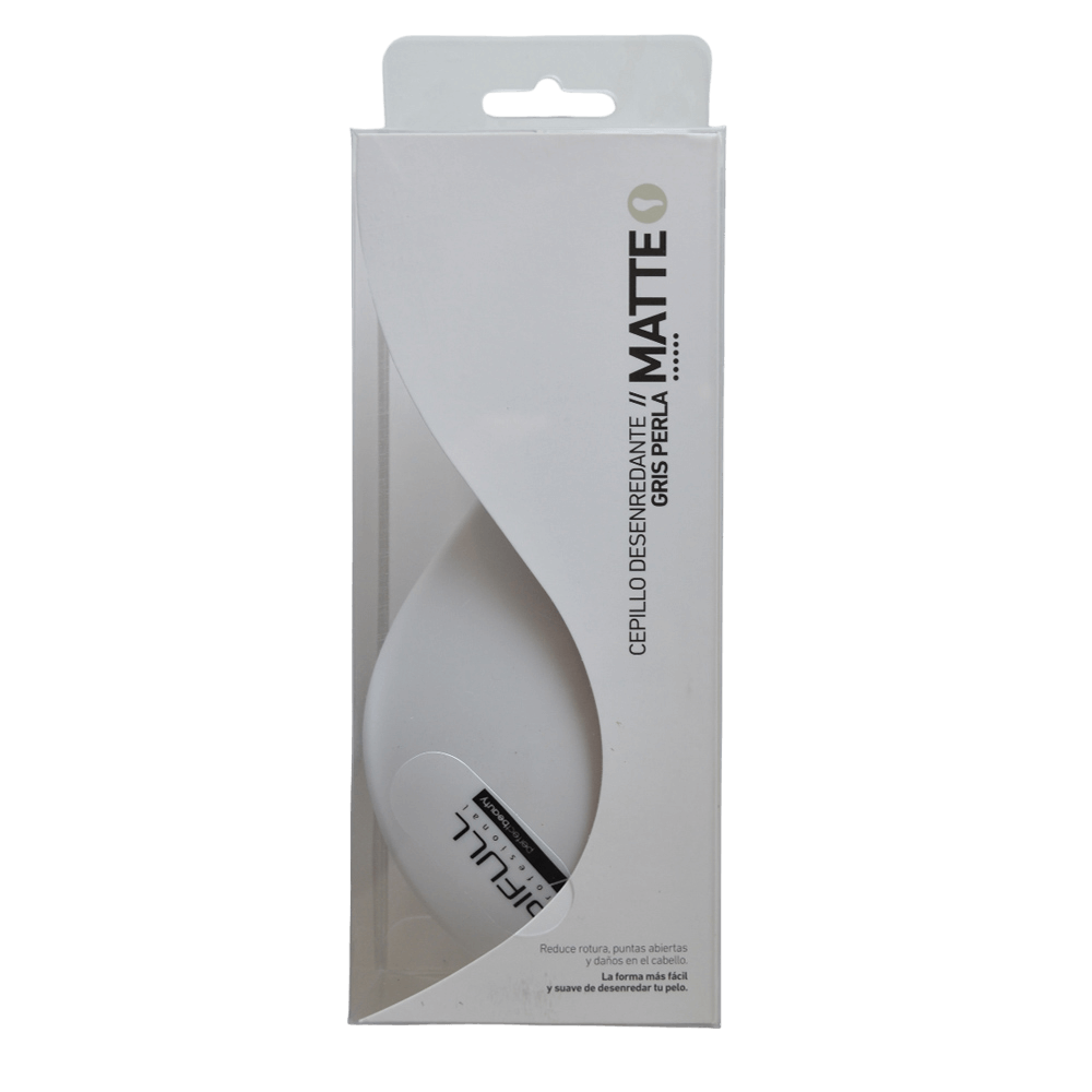 BIFULL Cepillo desenredante gris perla