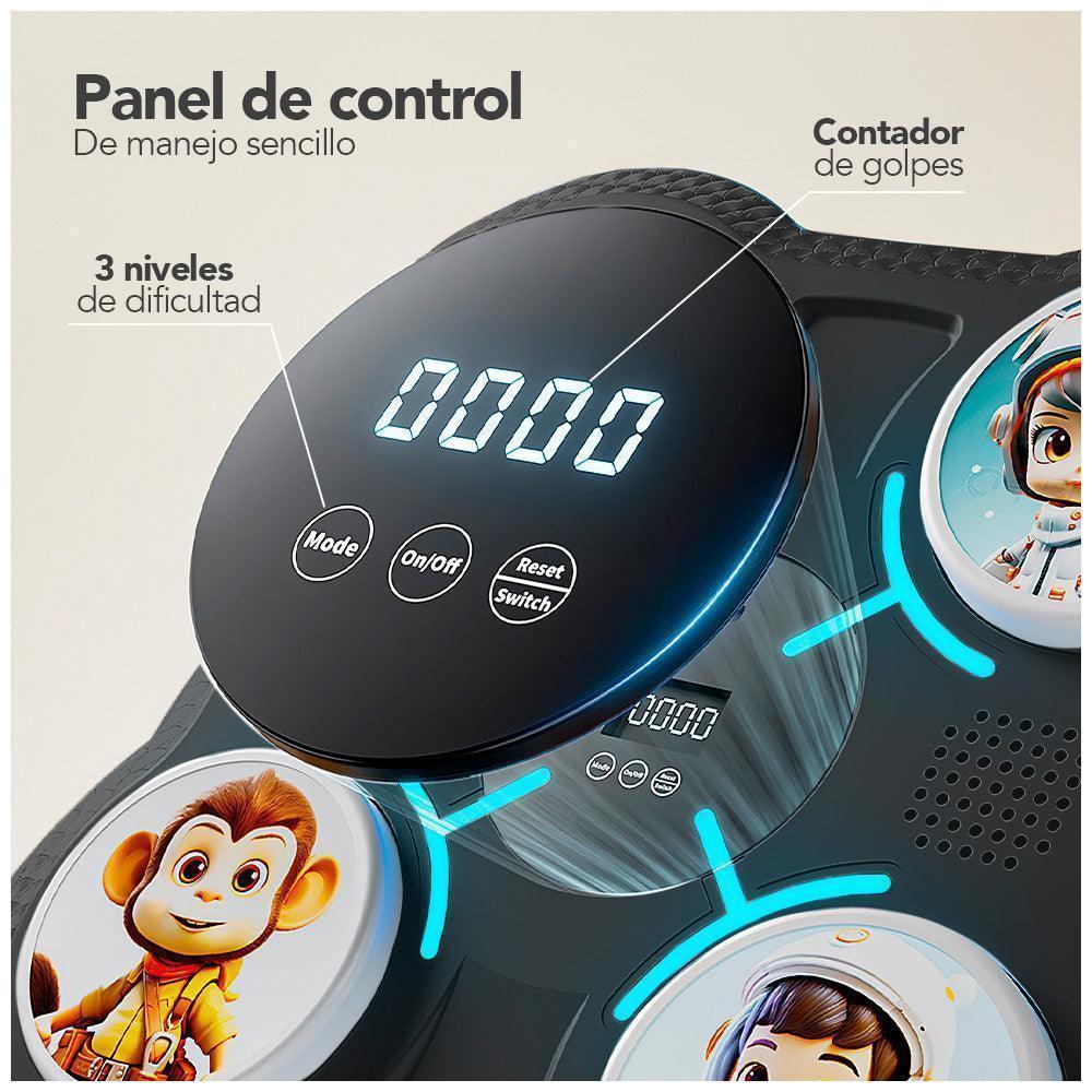 Maquina de Boxeo Musical para Niños con Bluetooth Y Guantes de Regalo RZ1 - Imagen 4
