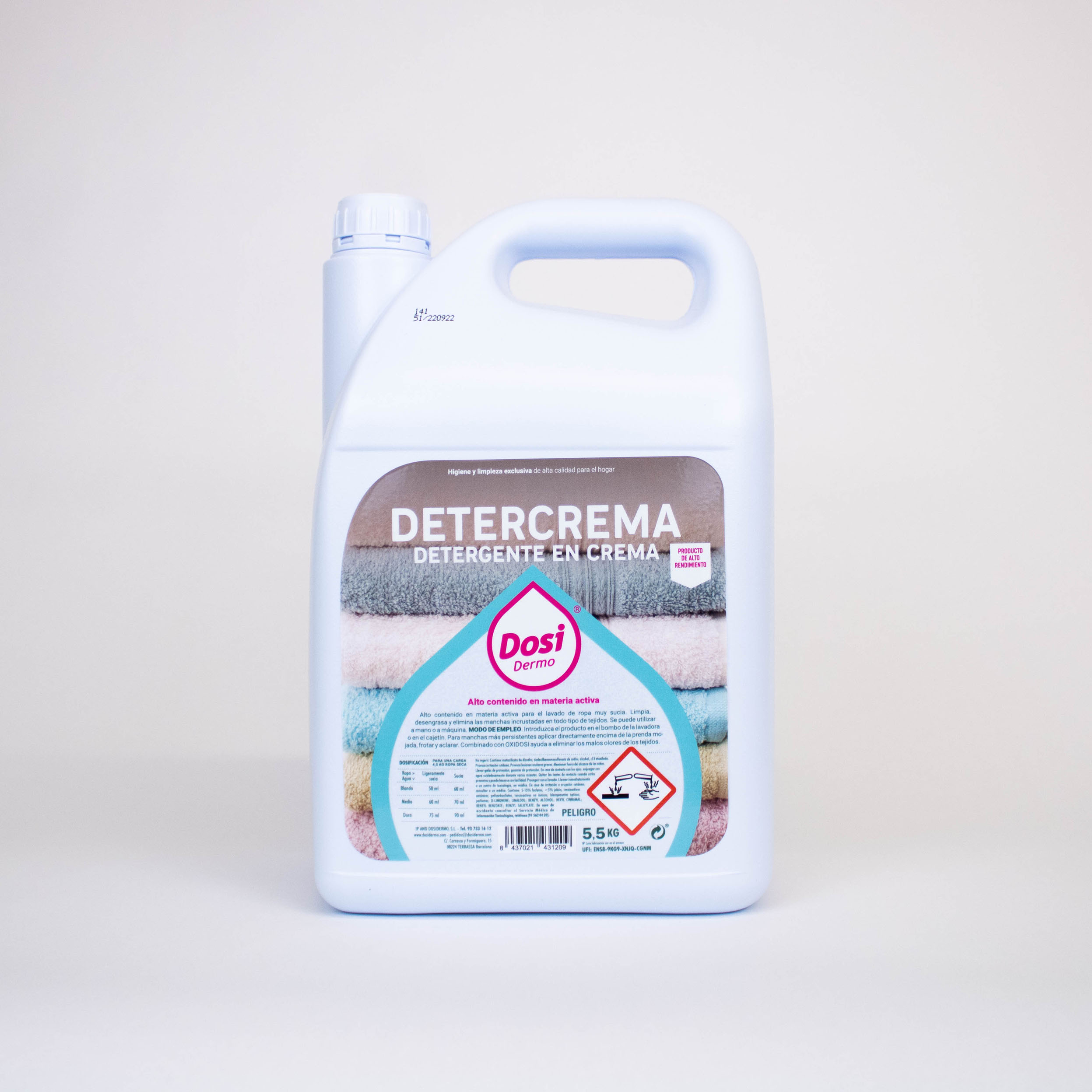 Detergente en Crema Detercrema 5,5KG